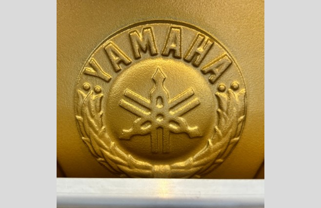 Yamaha Polished Mahogany M1J Upright Piano, Used - All Inclusive Premium Package (SN:D3715588) - Image 6